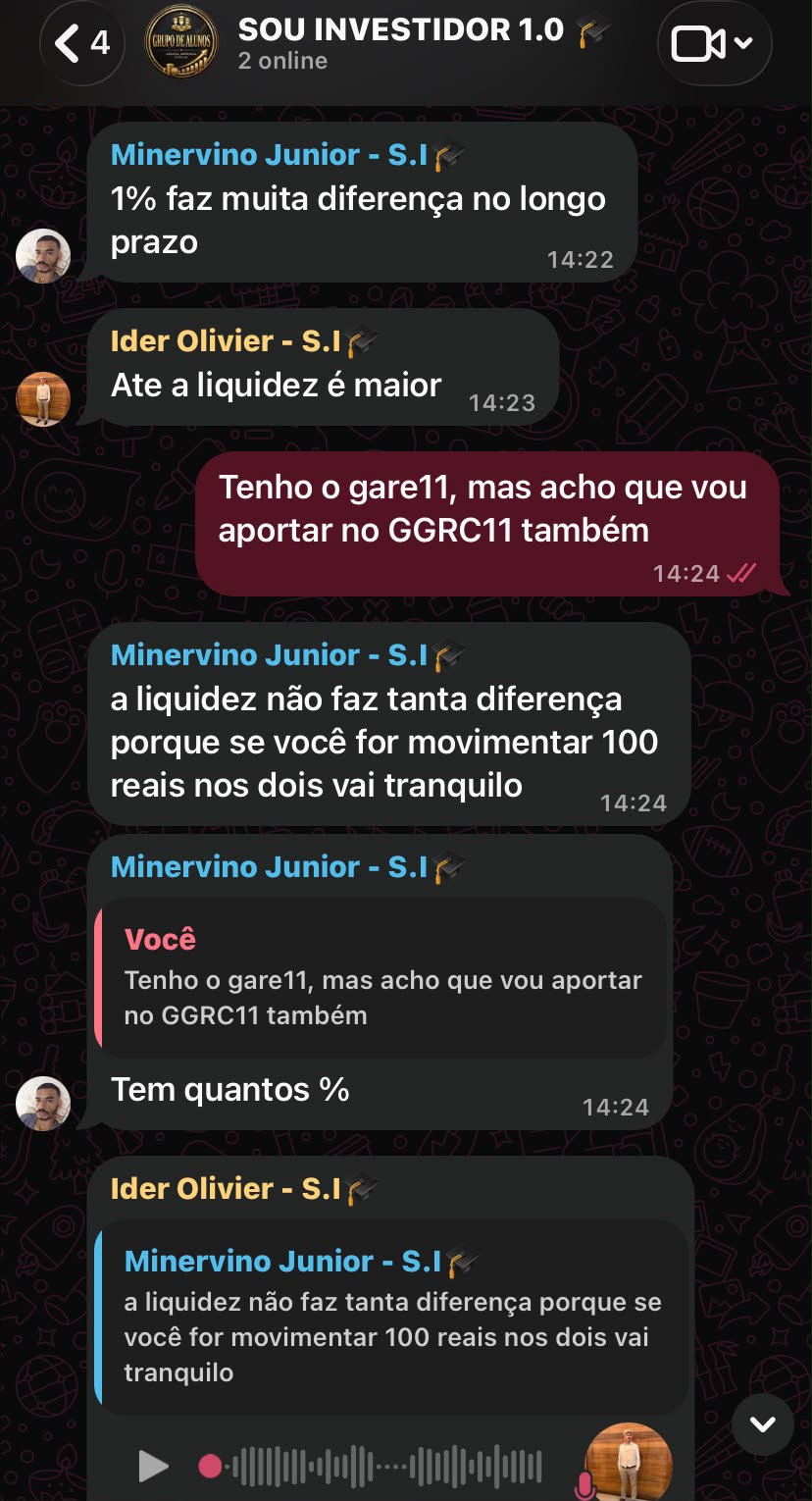 Conversa no grupo de alunos - 3
