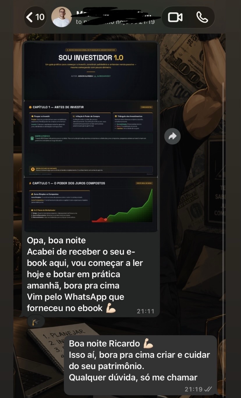 Depoimento de aluno do SOU INVESTIDOR 1.0 - 5