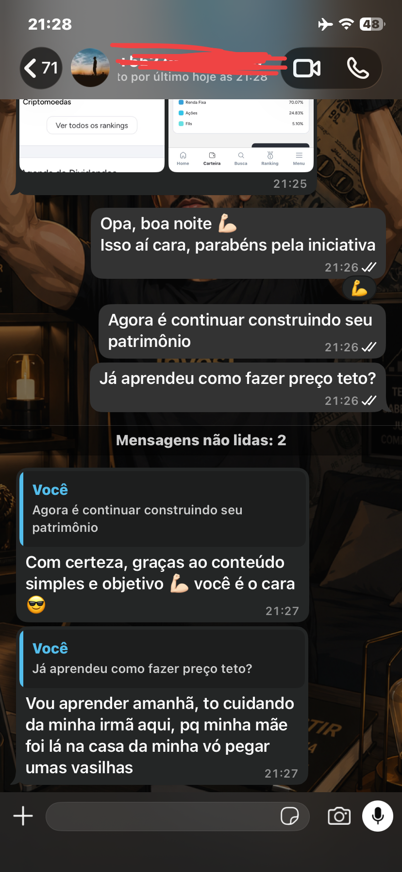 Depoimento de aluno do SOU INVESTIDOR 1.0 - 2